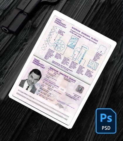 Sweden passport PSD